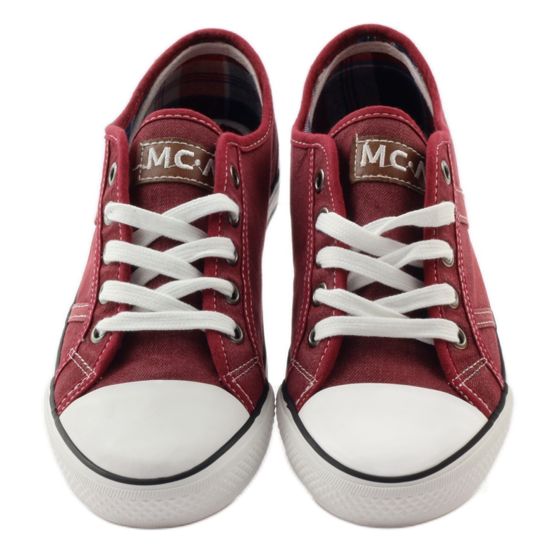 Mcarthur 01-BG vinröda halvsneakers mångfärgad brun vit 5