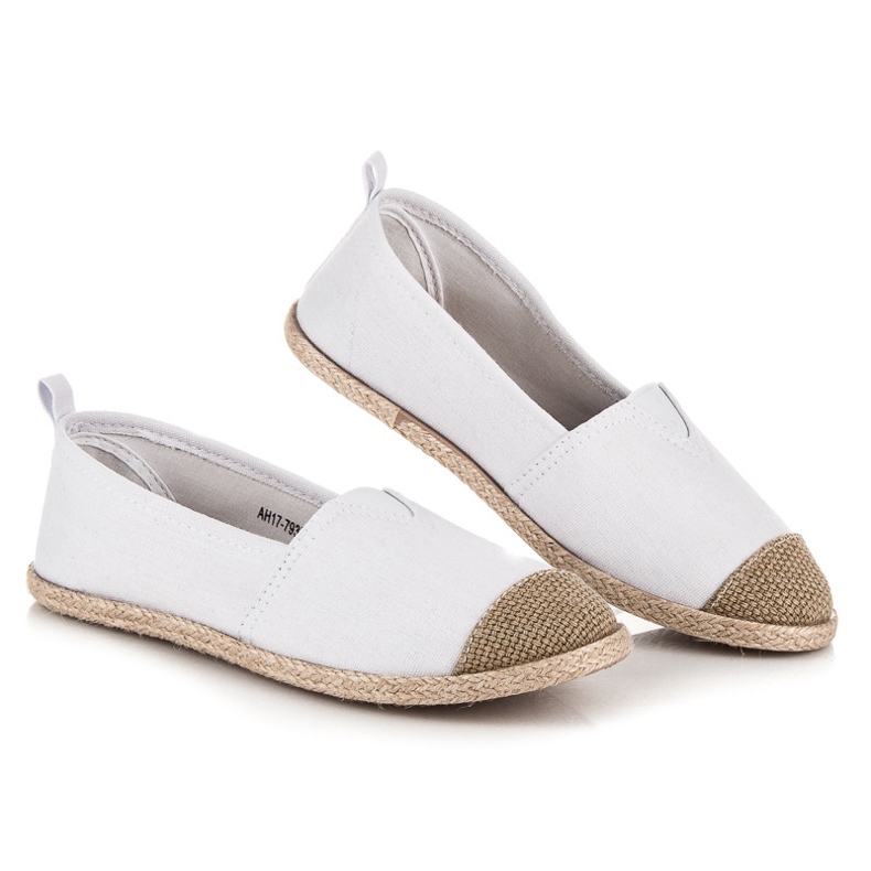 Mckeylor Ballerina espadrillor vit brun 1