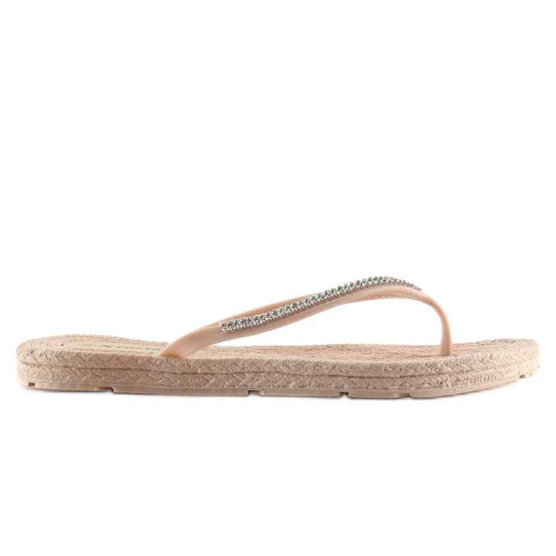 CK40P Carnation beige gummiflip-flops 2