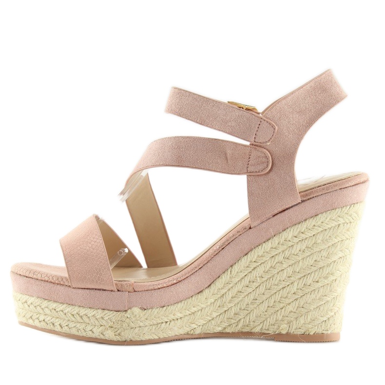 Espadriller på kilar rosa 333-8 Rosa 1