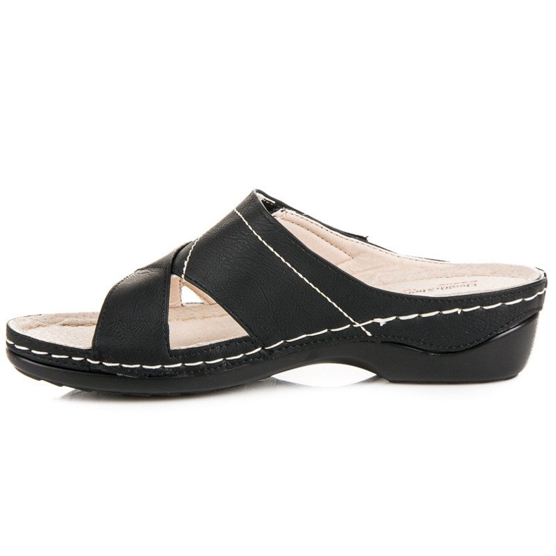 Hasby Bekväma sommartofflor svart 1