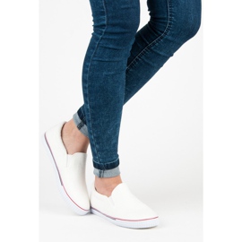 Hasby Tyg Slipons vit 1