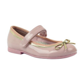 American Club Ballerinas pumpar med en amerikansk rosett rosa 1