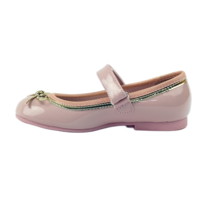American Club Ballerinas pumpar med en amerikansk rosett rosa 2