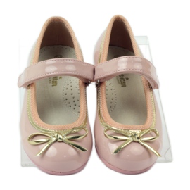 American Club Ballerinas pumpar med en amerikansk rosett rosa 4