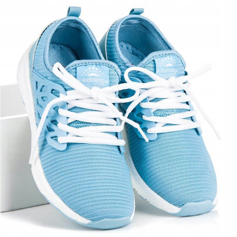 Ax Boxing Skor i slip-on material blå 1