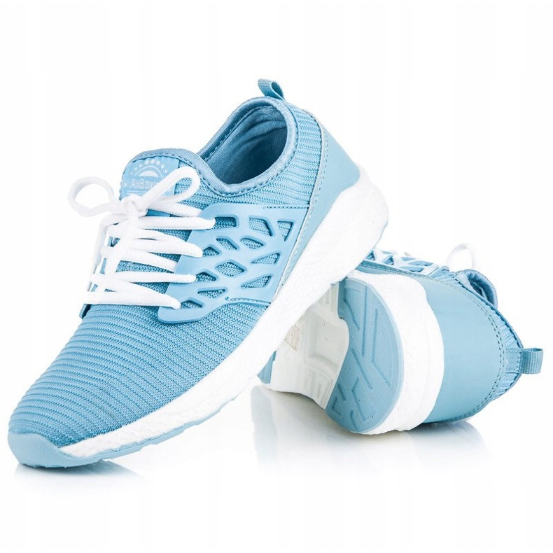 Ax Boxing Skor i slip-on material blå 2