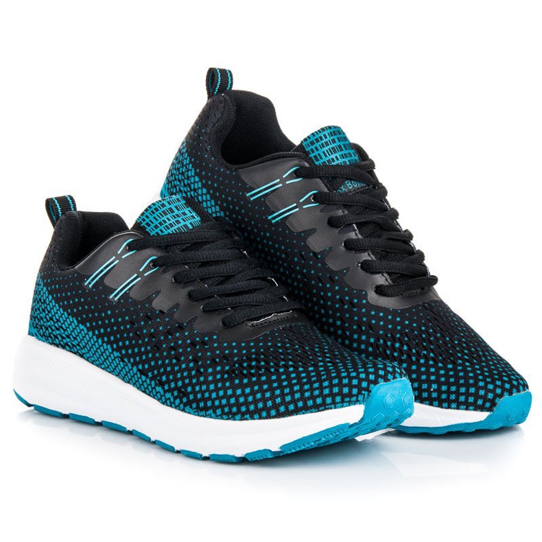 Ax Boxing Bekväma sportskor svart blå 1