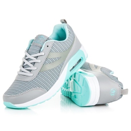 Ax Boxing Trendiga sportskor blå grå 2