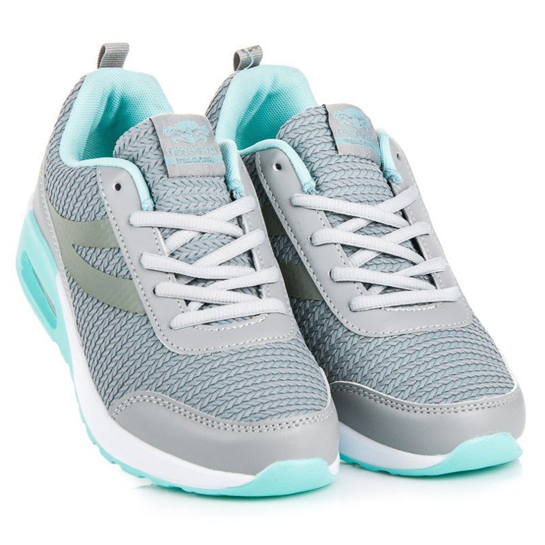 Ax Boxing Trendiga sportskor blå grå 1