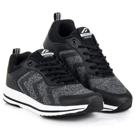 Ax Boxing Knutna sportskor svart grå 1