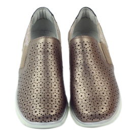 Filippo Läder Sports Slip On brun mångfärgad 4