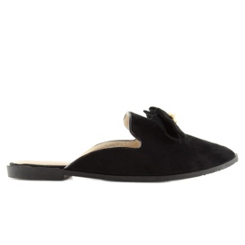 Svarta Lordsy tofflor D-6539 svart 1