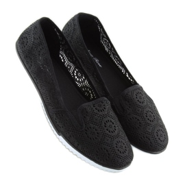 Svart spets slipony MN70 svart 1