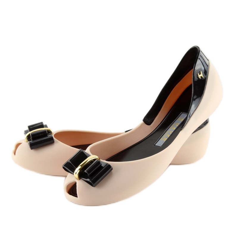 Ballerinas meliski beige KM98 D.BEIGE / SVART 1