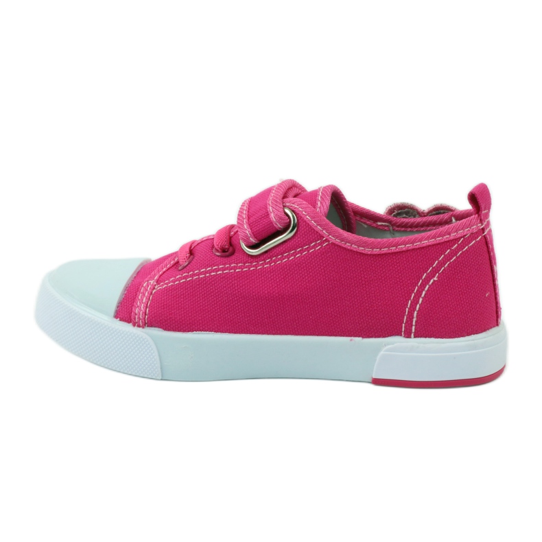 American Club American heart sneakers med läder innersula rosa 2