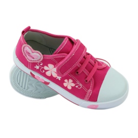 American Club American heart sneakers med läder innersula rosa 3