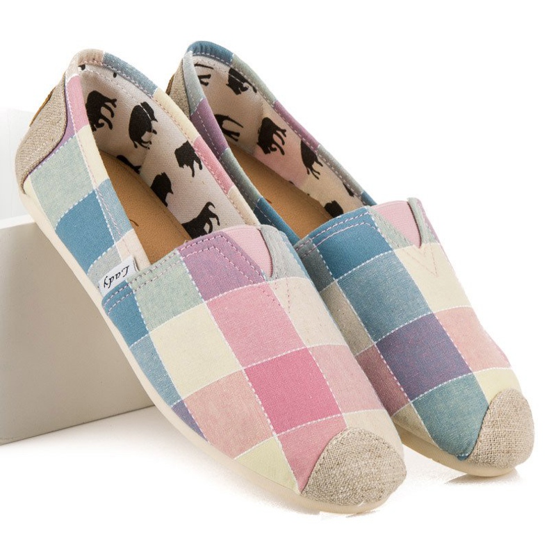 L. Day Bekväma rutiga Espadrillos mångfärgad 1