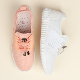 Laxsneakers med passform rosa 1