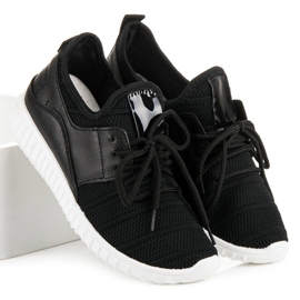 Svarta slip-on sneakers 1