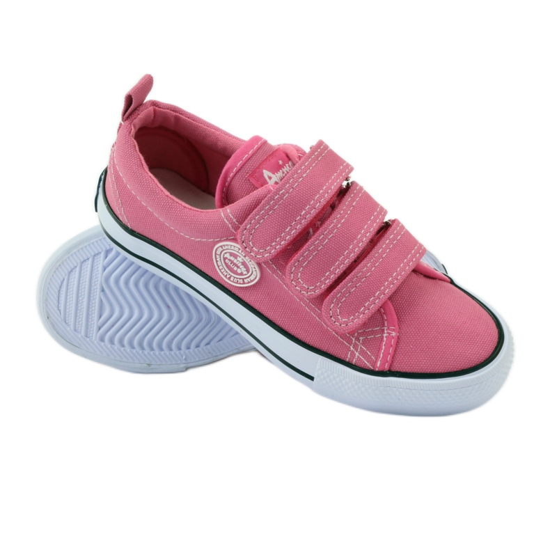 American Club Amerikanska rosa kardborre sneakers 3