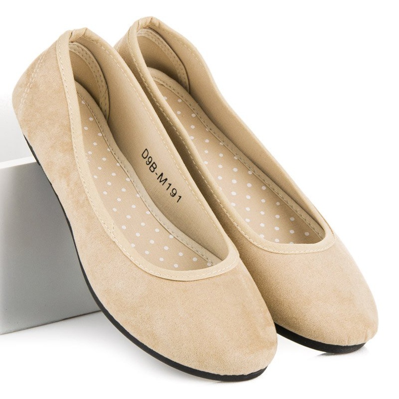 Bekväma mockaballerinor brun 1