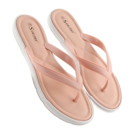 Rosa CK41P Rosa flip-flops för kvinnor 2