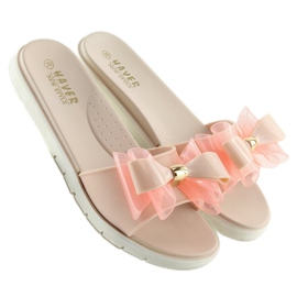 Tofflor meliski beige KM118 D.BEIGE 2