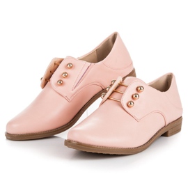 Anesia Paris Eleganta slip-on skor rosa 1