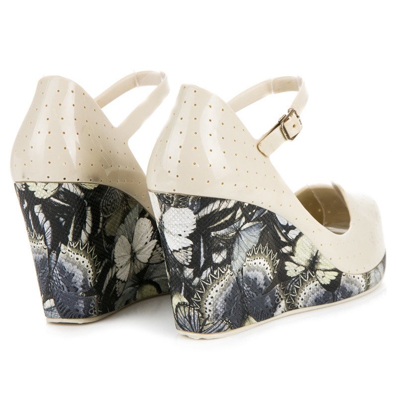 Meliskisandaler på vinceza kilklack brun 1