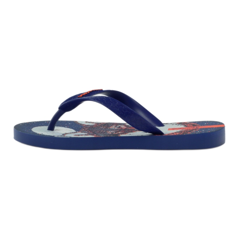 Ipanema barns flip -flops med en varg marinblå blå 2