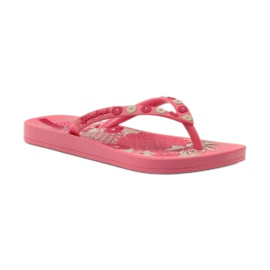Flipflops med blommor Ipanema 82387 rosa 1