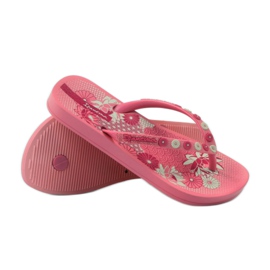 Flipflops med blommor Ipanema 82387 rosa 3