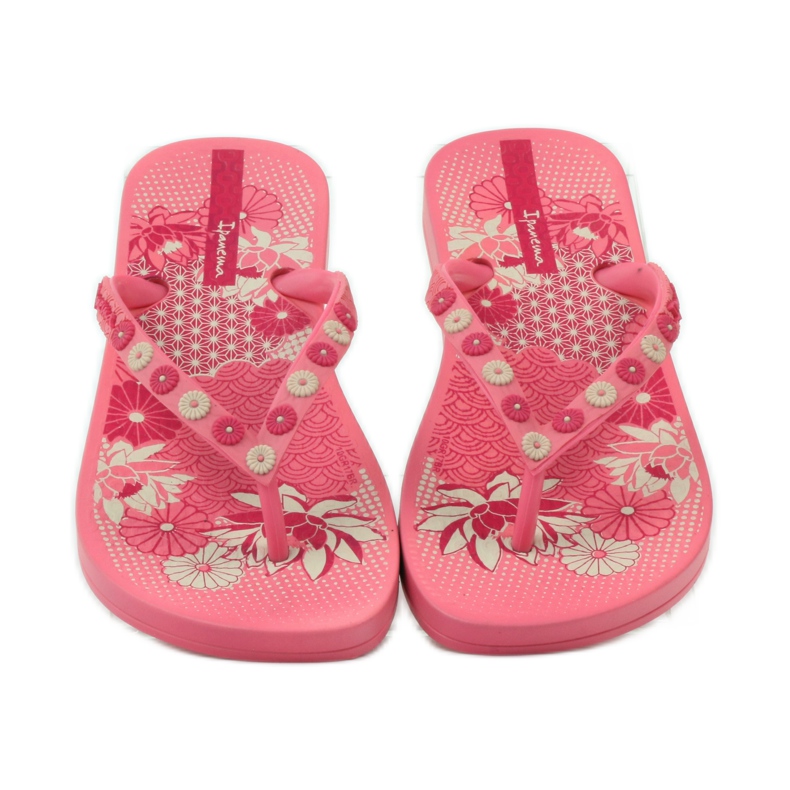 Flipflops med blommor Ipanema 82387 rosa 4