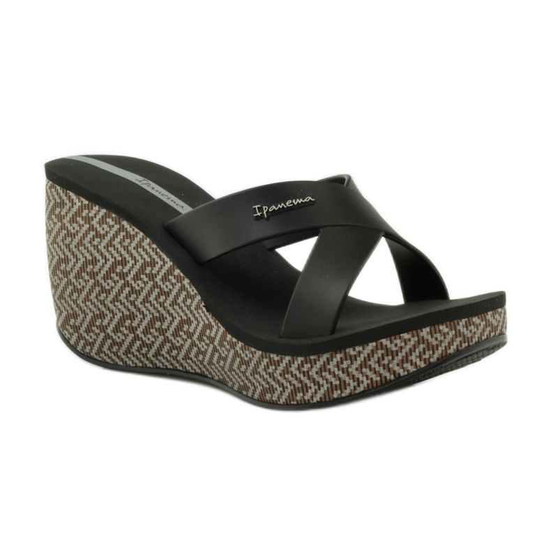 Ipanema 82288 wedge tofflor för kvinnor svart brun 1