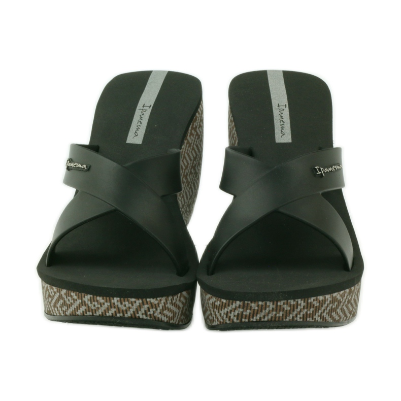 Ipanema 82288 wedge tofflor för kvinnor svart brun 4