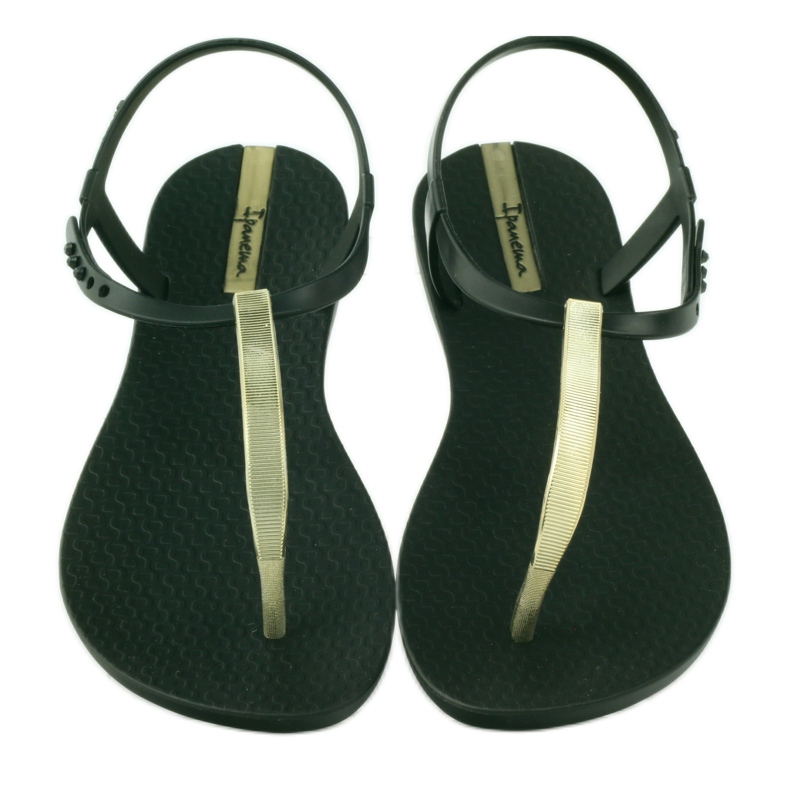 Ipanema 82283 flipflops i svart guld 4