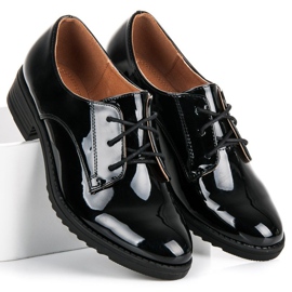 Lovery Eleganta lackade skor svart 1