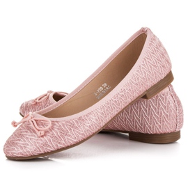 Renda Rosa tyg ballerinor 2