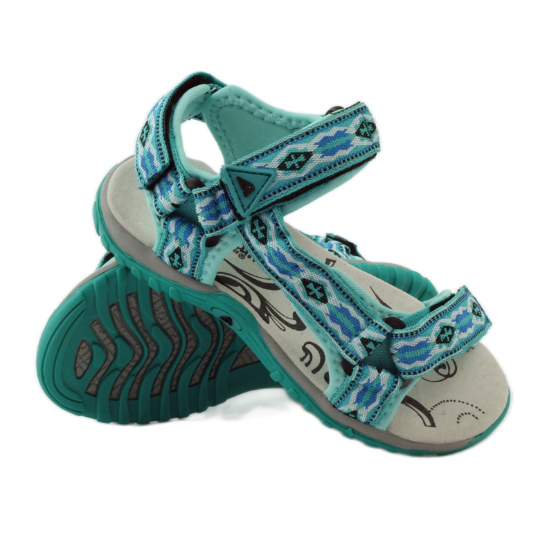 American Club Sandaler med ett amerikanskt 5268-läderinlägg mångfärgad 3