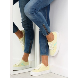 Gula K1831401 Amarillo sneakers med hög sula 1