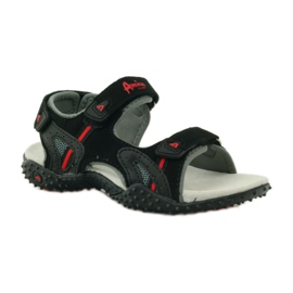 American Club Sandaler med ett amerikanskt 5267-läderinlägg svart 1