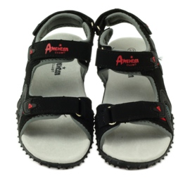 American Club Sandaler med ett amerikanskt 5267-läderinlägg svart 4