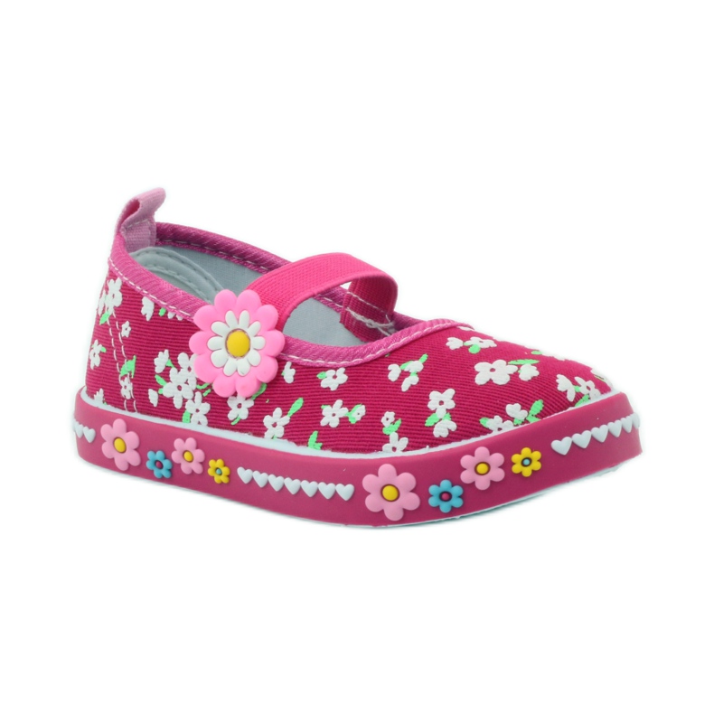 American Club Amerikanska innersula sneakers i läder grön gul rosa 2