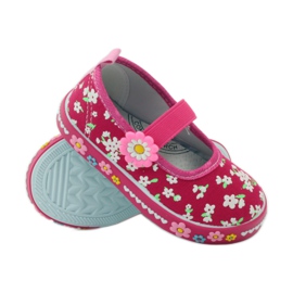 American Club Amerikanska innersula sneakers i läder grön gul rosa 4