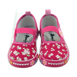 American Club Amerikanska innersula sneakers i läder grön gul rosa 5