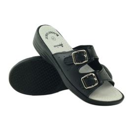 American Club Bekväma medicinska tofflor amerikanska 2/2018 svart 3