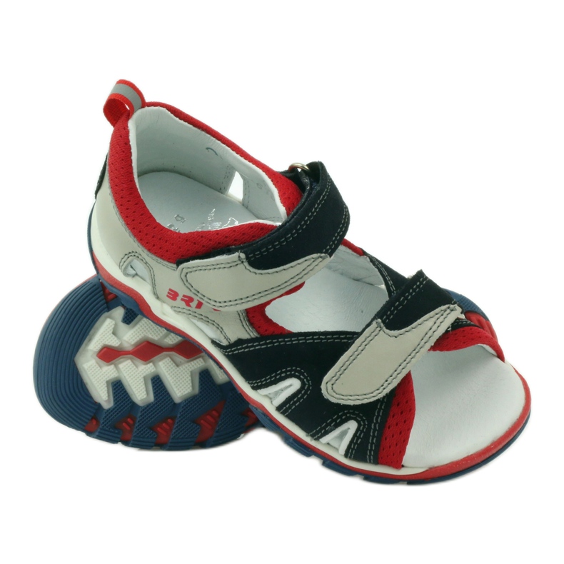 Kardborresandaler Bartek 16187 grå 3