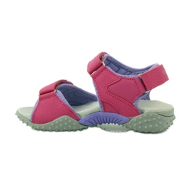 American Club Sandaler med en amerikansk 8580 läderinsats rosa purpur 2