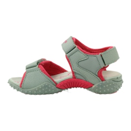 American Club Sandaler med en amerikansk 8580 läderinsats mångfärgad grå 2